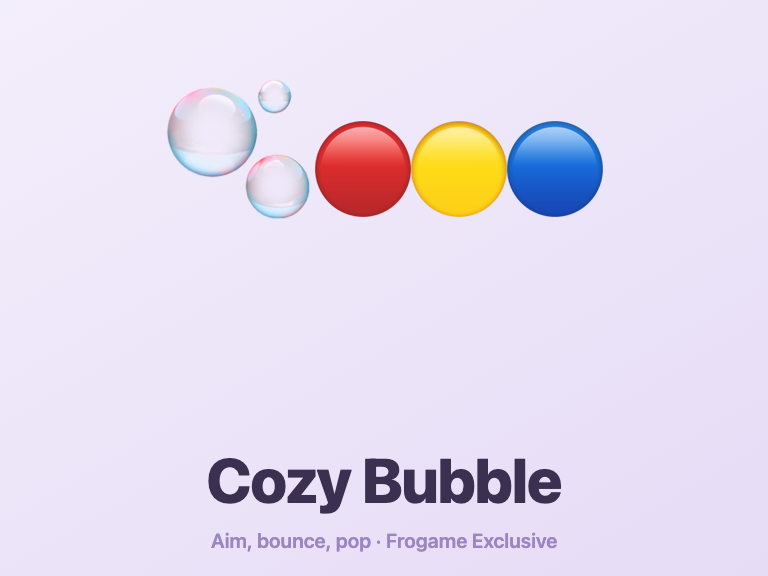 Cozy Bubble game preview