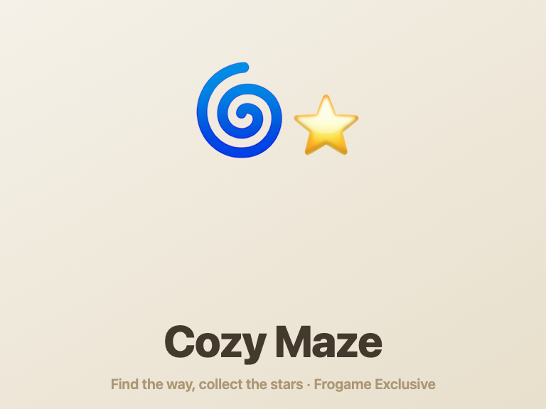 Cozy Maze game preview